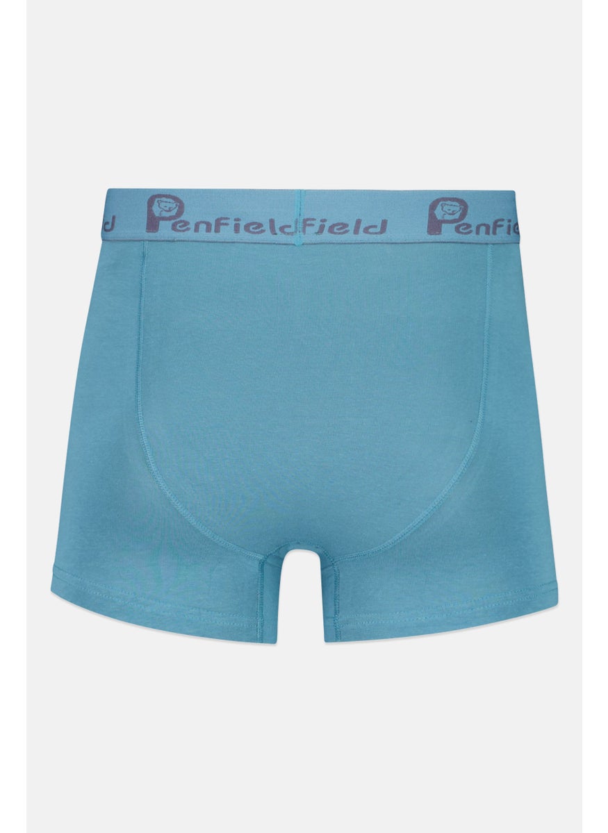 Penfield Men 3 Pcs Brand Logo Classic Trunks, Navy  - Image 2
