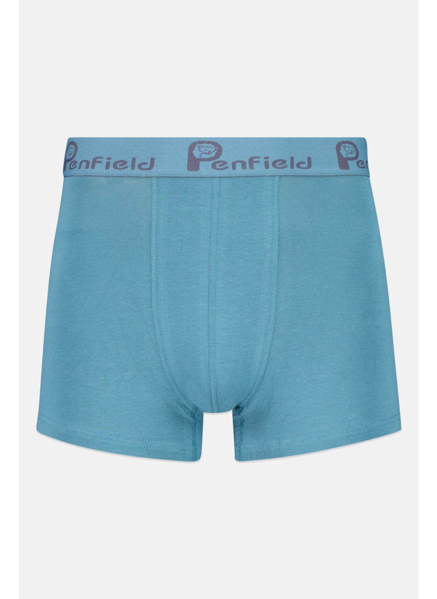 Penfield Men 3 Pcs Brand Logo Classic Trunks, Navy  - Image 5