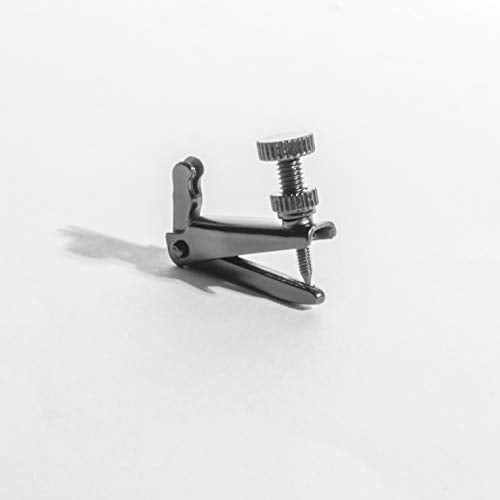 Mivi MI&VI Violin Fine Tuners - Stainless Steel Adjusters, Stable Black, 4Pcs (1/2 Size) - Image 4