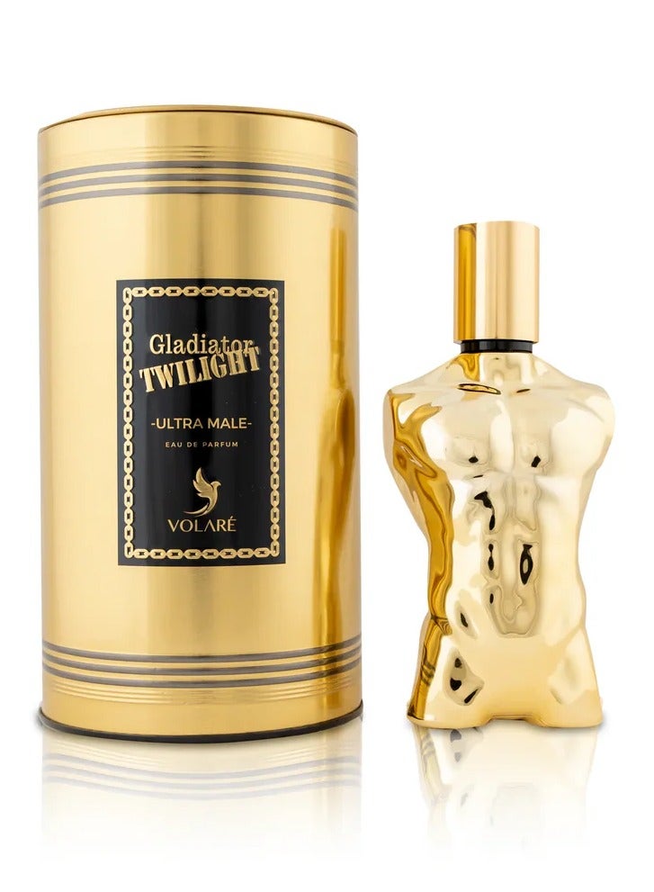 VOLARE Gladiator Twilight Ultra Male Eau de Parfum for men - 100ml ( inspired by JEAN PAUL GAULTIER LE MALE ELIXIR )  - Image 1
