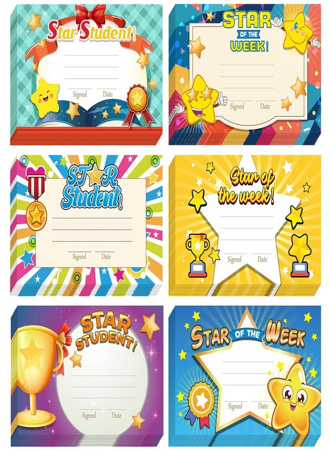 Eaasty 60 Pcs Back to School Recognition Rewards Award Certificates for Kid Student Preschool Award Certificates of Achievement Card for Teacher Classroom School Supplies - Image 1