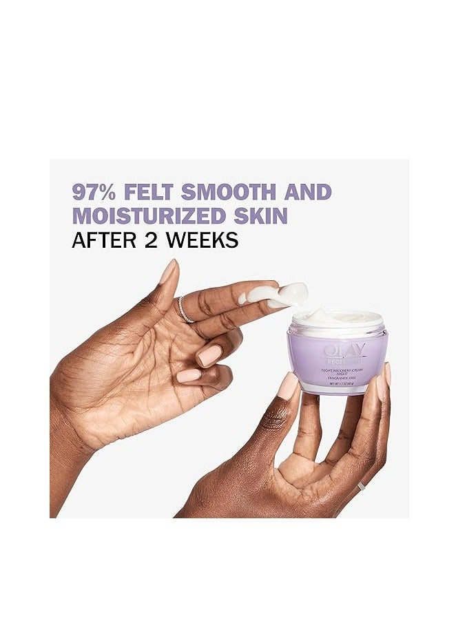 Olay Face Moisturizer Regenerist Regenerating Hydrating Night Cream, 50g - Image 3