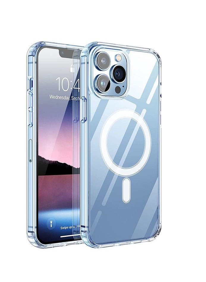 Magnetic Case for iPhone 14 Pro Max Case [Non-Yellowing MagSafe] Shockproof Protective Phone Cover Slim Thin Clear for Apple iPhone 14 Pro Max