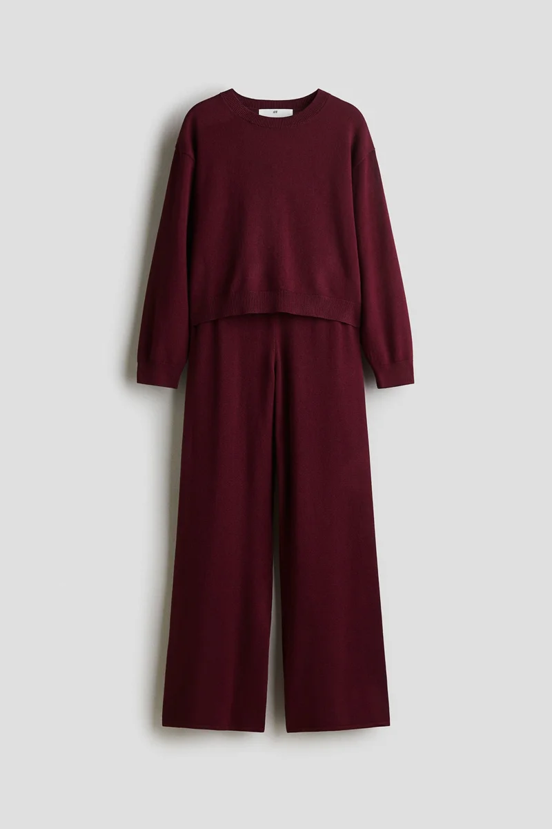 اتش اند ام طقم مصمم بحياكة ناعمة - عبوة من قطعتين