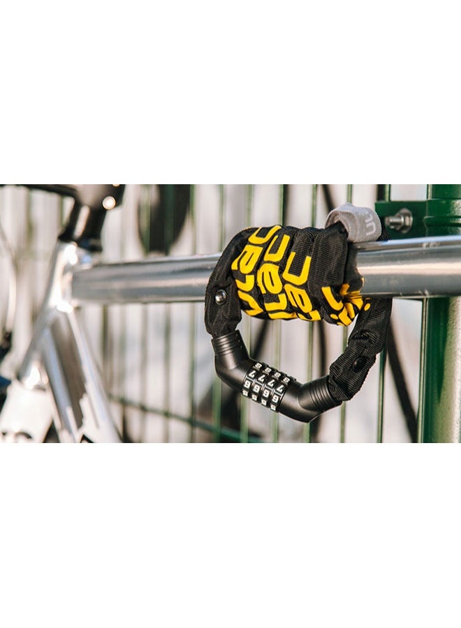 Ulac Street Fighter Steel Chain Lock Combo Black - Image 2