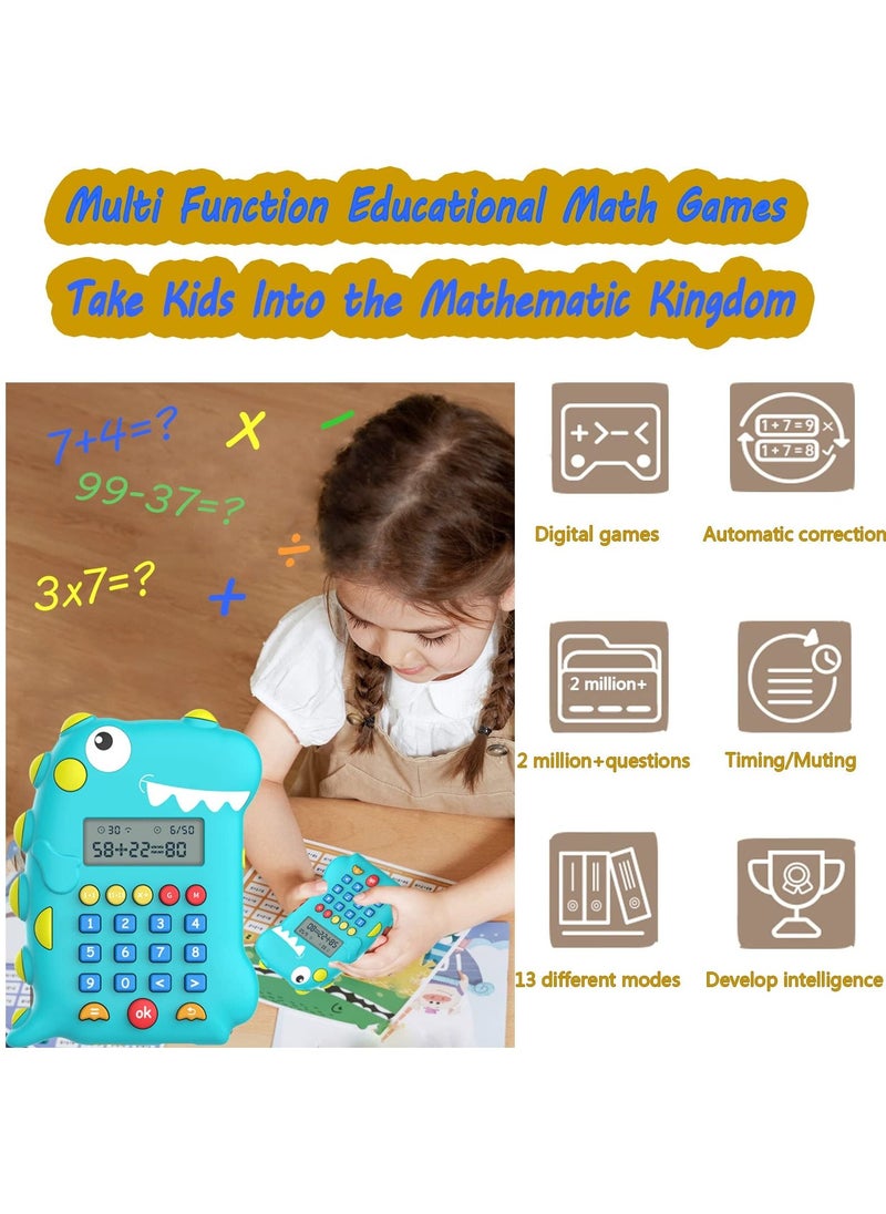 Y&D SYOSI Dinosaur Math Toy, Kids Educational Toys with Music for 5-8 Year Old, Children Calculator Toy Birthday Gift Holiday  - Image 5