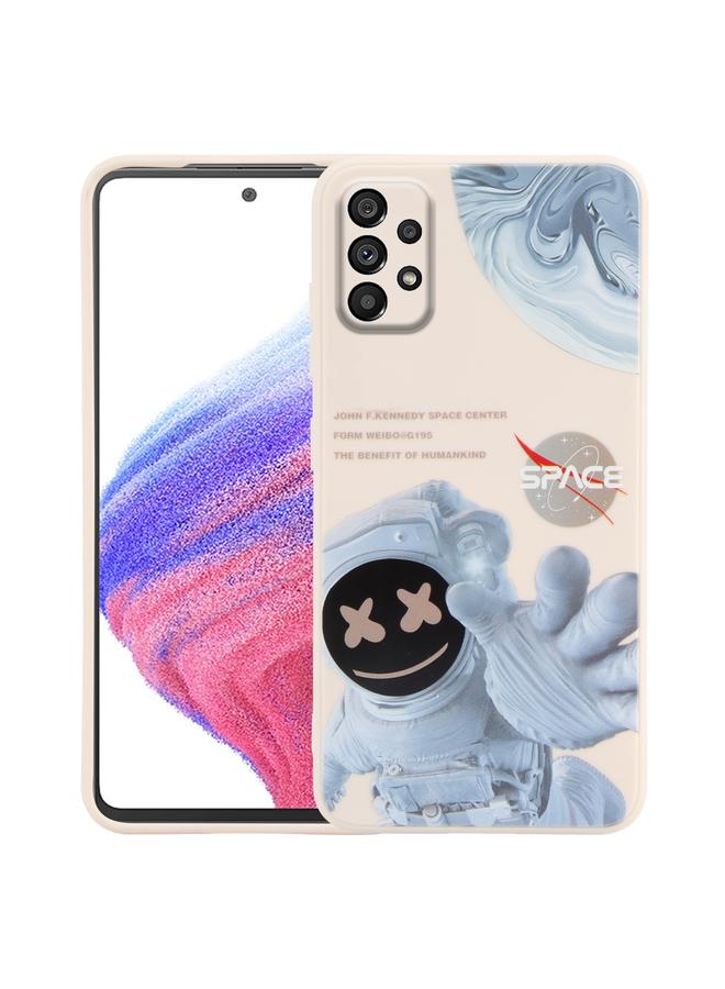 اس-توب جراب لهاتف Samsung Galaxy A53 5G بنمط رائد فضاء المريخ، جراب هاتف مقاوم للصدمات - Image 1