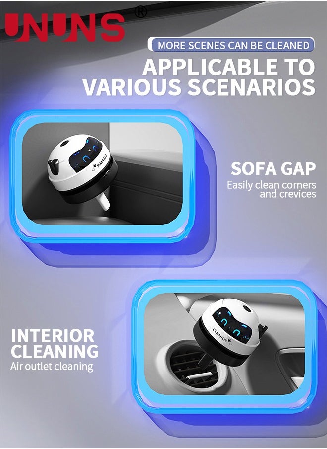 UNUNS - Mini Desktop Vacuum Cleaner,Desk Vacuum Cleaner For Picking up Crumbs Eraser Crumbs Pet Hairs Flakes Tiny Items,USB Vacuum Cleaner With Brush And Extended Suction For Desk Tabletop - Image 1