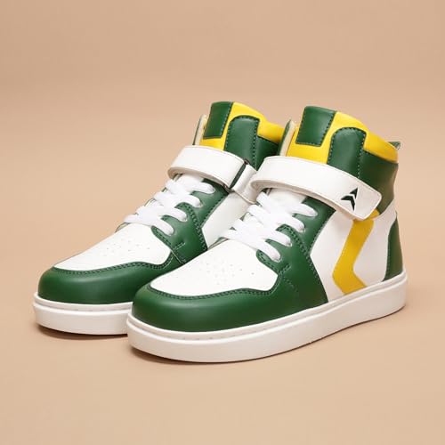 AVANT Kid's MiniMaverick Sneaker Shoes- Soft Cushioned Insole, Lightweight, Durable, Comfortable, Trendy, Casual Footwear (AVKSH003CL02SIZE12_UK12_Green/Yellow) - Image 5