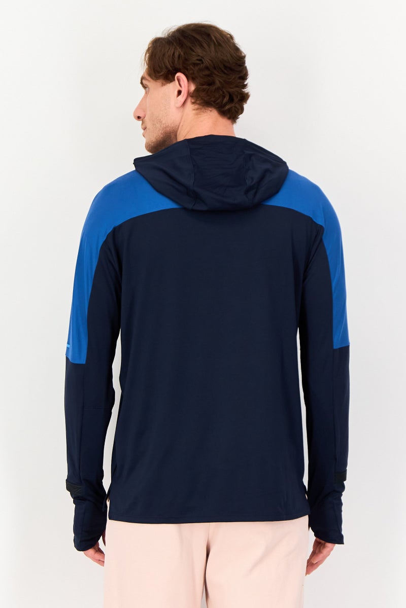 Nike Men Sportswear Fit Long Sleeve Running Hoodie, Multicolor - Image 2