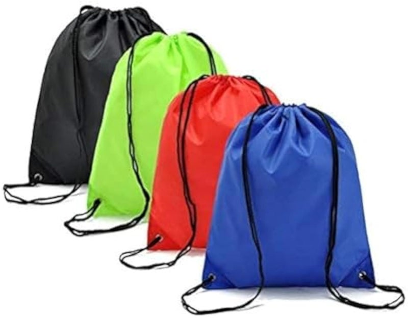 Sulfar 4 Pcs Waterproof Drawstring Bags Sports Riding Backpack Suitable for Adults and Kids, Holiday, Swimming, Beach - Image 1