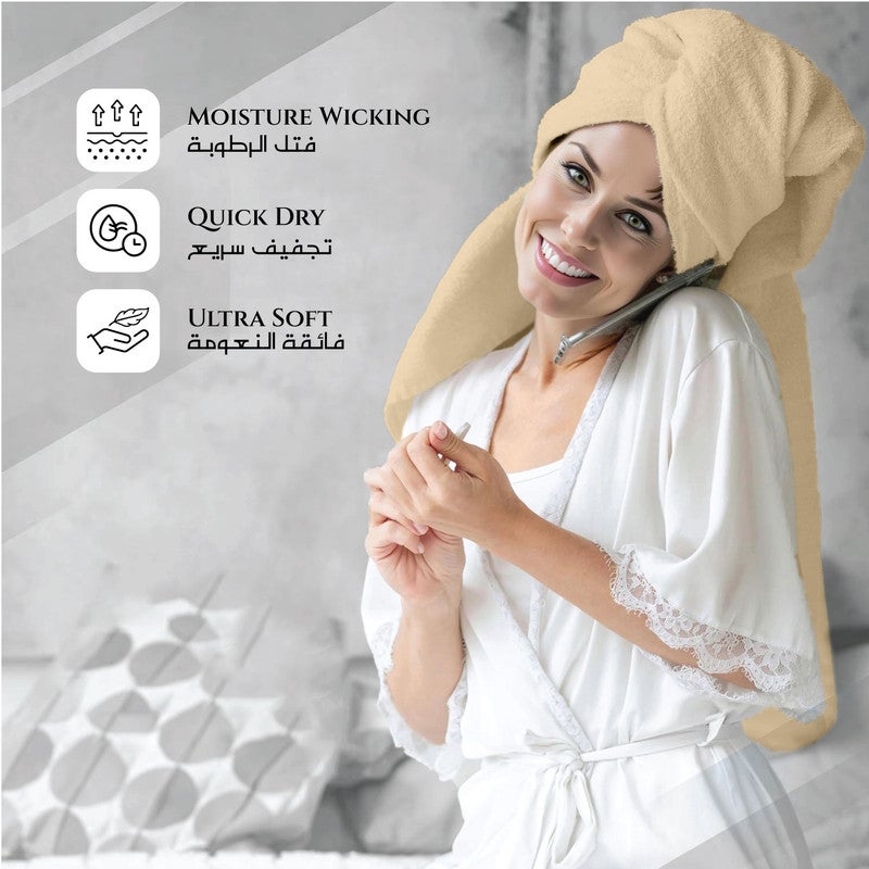REST Bath Sheet   Set of 6 Linen Cotton Bath Sheet  100x150cm , 39x59 inch Absorbent Cotton Hotel Quality Quick-Dry Durable Comfortable Stylish Thick Bath Sheet Set Machine Washable - Image 3
