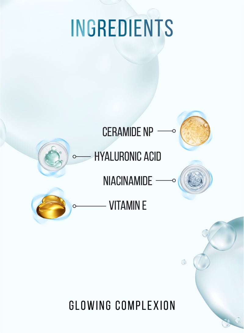 Malika Dewdrop Face Moisturizer 50g| Hyaluronic Acid & Niacinamide | Instant Hydration Face Cream | Moisturizer for All Skin Types - Image 5