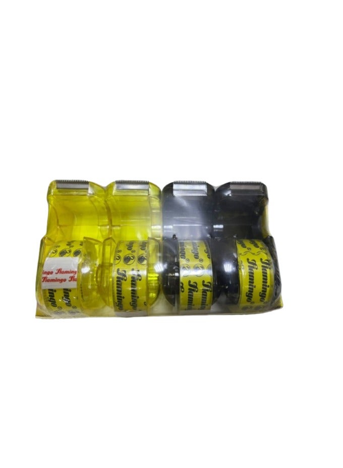 Flamingo 4-PIECES SELF EDHESIVE CRAYSTAL CLEAR TAPE WITH TAPE DISPENSER - Image 5