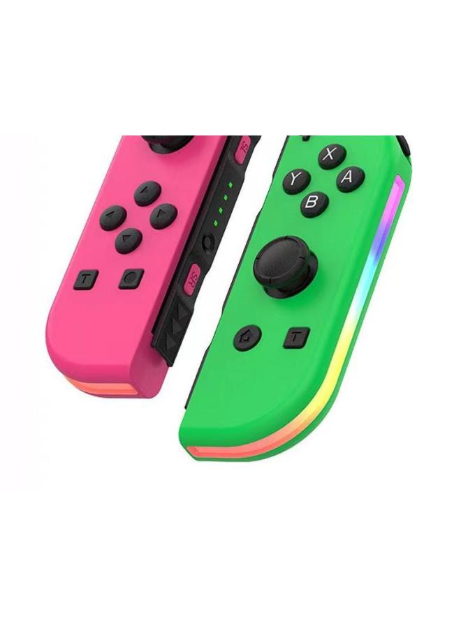 Neutral Switch Left And Right Handle Joycon Small Handle Bluetooth Handle Ns Private Model Game Wireless Rgb Handle With Light - Image 1