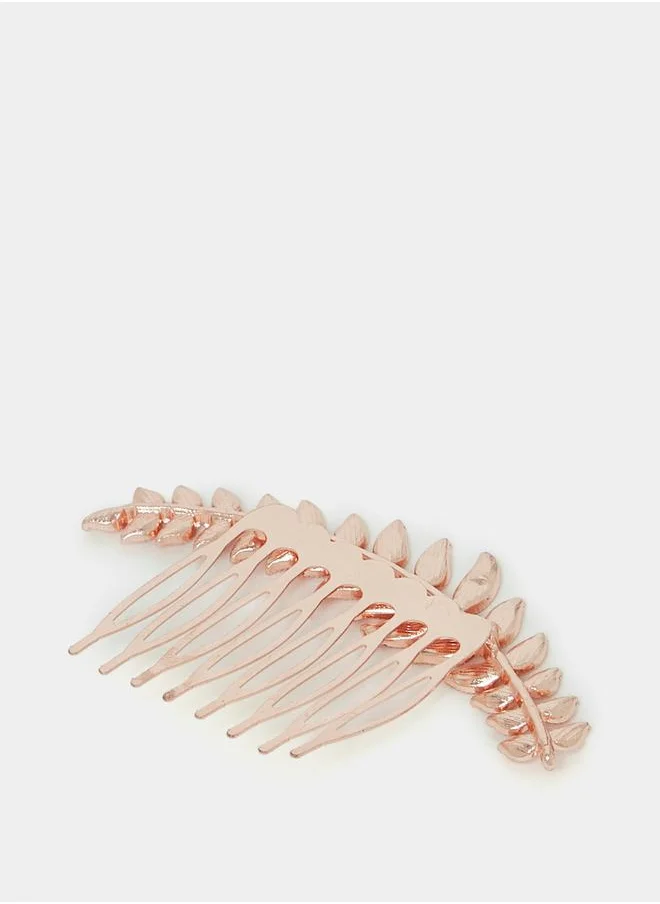 Styli Embellished Studs Hair Comb