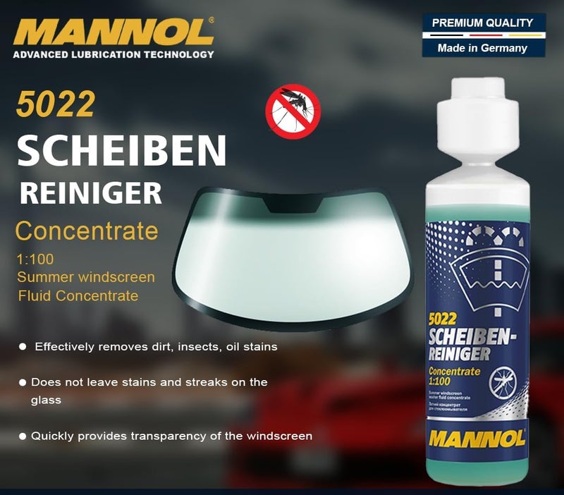 Mannol 5022 Windshield Cleaner Concentrate - 2 Pack - Image 2