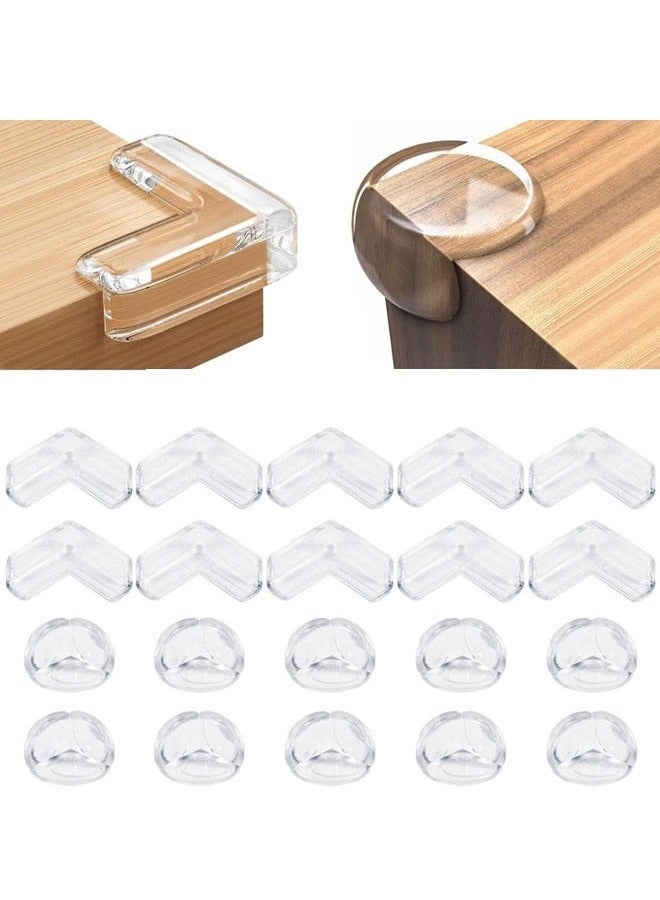 ٢٠ قطعة من واقيات زوايا الأطفال، واقيات زوايا الأثاث، ومصدات حواف الأمان، وسلامتهم. - Image 1