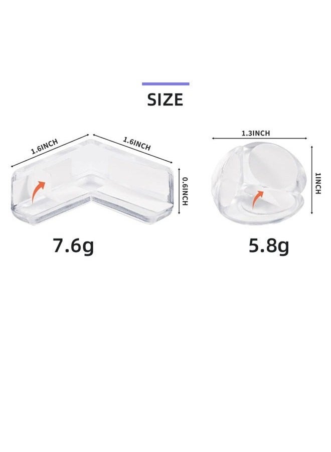 ٢٠ قطعة من واقيات زوايا الأطفال، واقيات زوايا الأثاث، ومصدات حواف الأمان، وسلامتهم. - Image 2