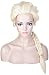 morvally Women Blonde Braided Ponytail Wig for Princess Cosplay Costume Halloween - Image 2