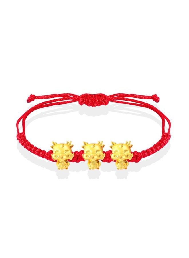 Frodete Dragon Braided Bracelet for Women New Year Bracelet Red Adjustable Bracelet Lucky Charm Bracelet Simple Lightweight Bracelet Best New Year Birthday Gifts for Her - Image 1