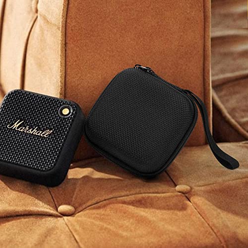 Careflection || Hard EVA Box Travel Carrying Bag Zipper Shockproof Storage Accessories Fits with USB Cable with Hand Strap for Marshall Willen Portable Bluetooth Speaker - Image 3