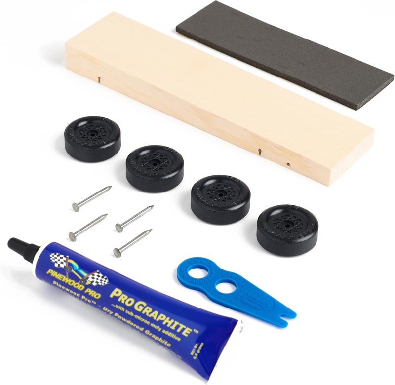 Pinewood Pro Derby BSA Car Kit - Complete Racing Set - Image 1