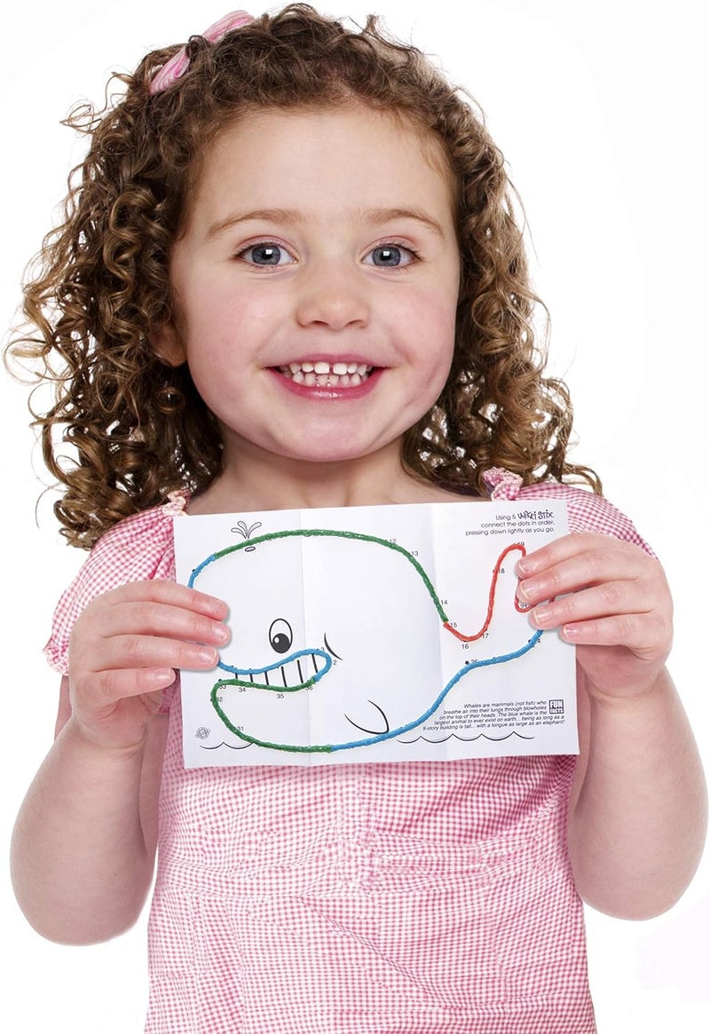 WikkiStix Wikki Stix Assorted Fun Favors Pack of 50 Arts and Crafts Non Toxic Waxed Yarn Made in The USA 8 Fun Playsheet Manipulative Toys Used in The Classroom at Home and While Traveling - Image 4