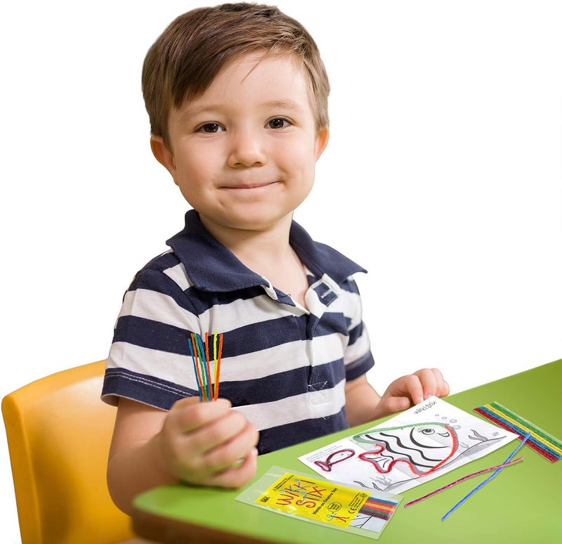 WikkiStix Wikki Stix Assorted Fun Favors Pack of 50 Arts and Crafts Non Toxic Waxed Yarn Made in The USA 8 Fun Playsheet Manipulative Toys Used in The Classroom at Home and While Traveling - Image 3