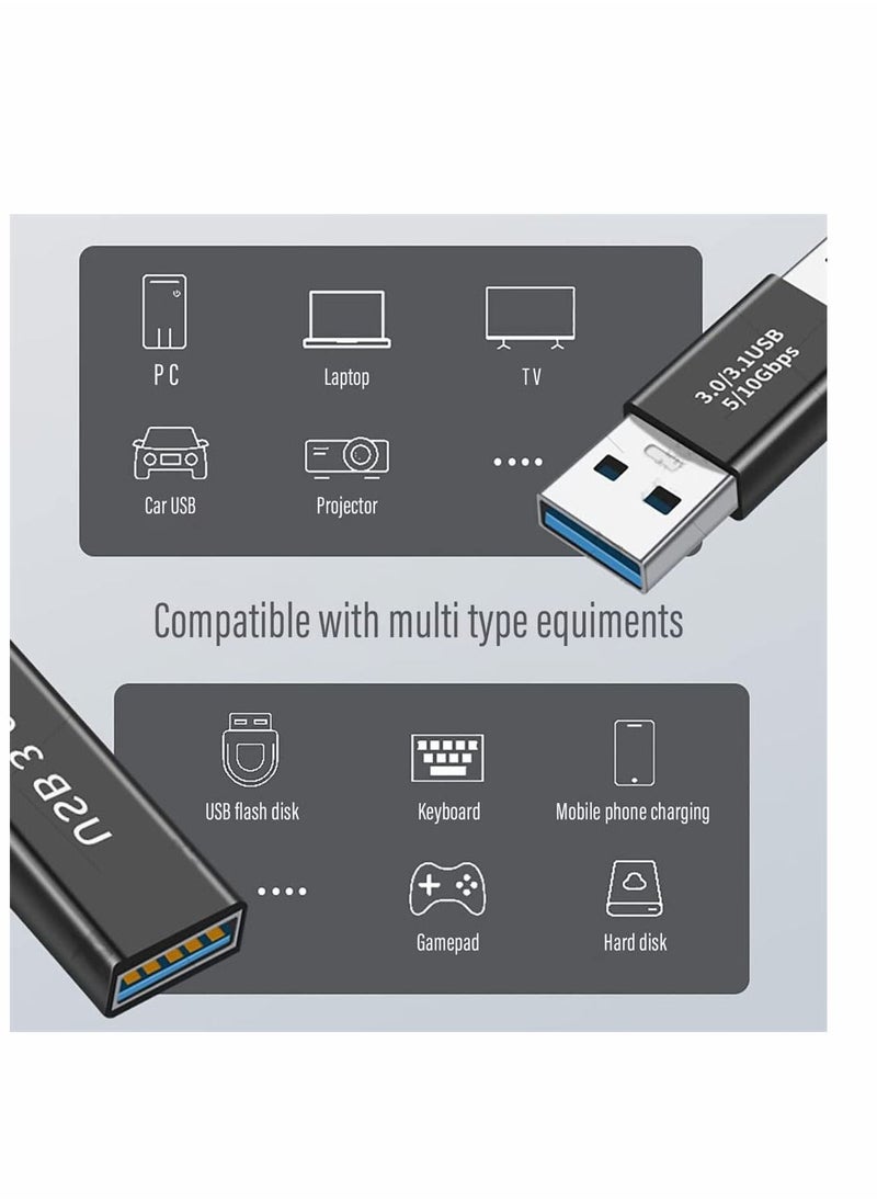 Y&D 3 Kinds of USB 3.0 Apters Kit, Female to and Male Male, High Speed Convert Extension Coupler Connector Converte, Notebook Transfer Data Cable  - Image 5