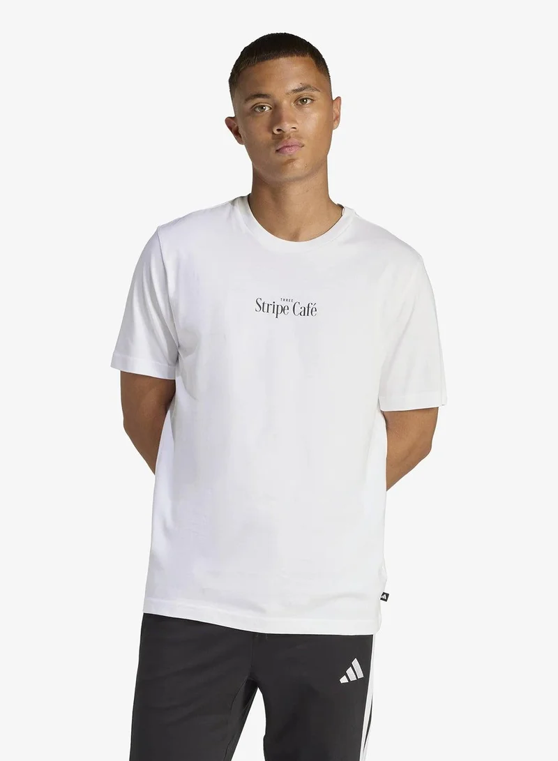 Adidas COFFEE CAFE DONUT BOX GRAPHIC T-SHIRT