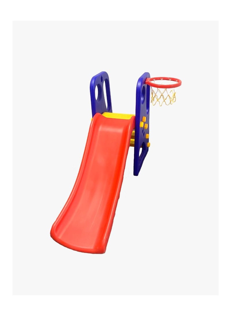 RBWTOYS RBWTOYS 2 in 1 Slide with Baskeet Hoop. RW-16343.  - Image 2