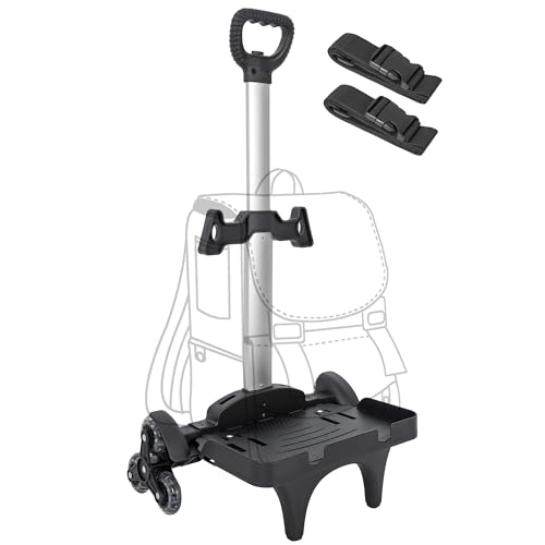 IBVIVIC Backpack Trolley with Edge Guard 6-Wheels Rolling Dolly Cart for Backpack,Luggage,Travel Hand Truck - Image 1