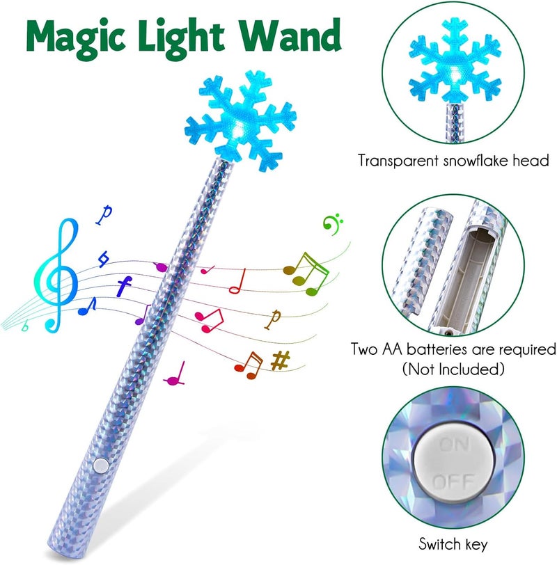 Brightown Wireless Remote Control OutletWireless Switch Magic Lights Wand Christmas Tree Lights and Decoration LightsRemote Switch Kit with MusicChristmas Gift Ideas Kids Friends FamilySilver - Image 5