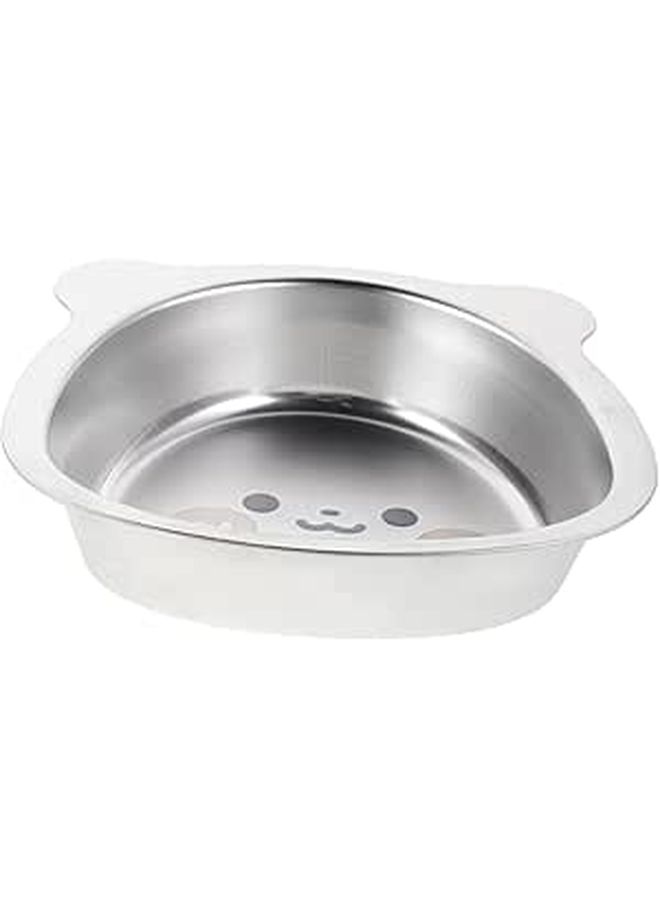 Cartoon Stainless Steel Snack Bowl for Kids Stackable for Cereal Noodles - Image 1