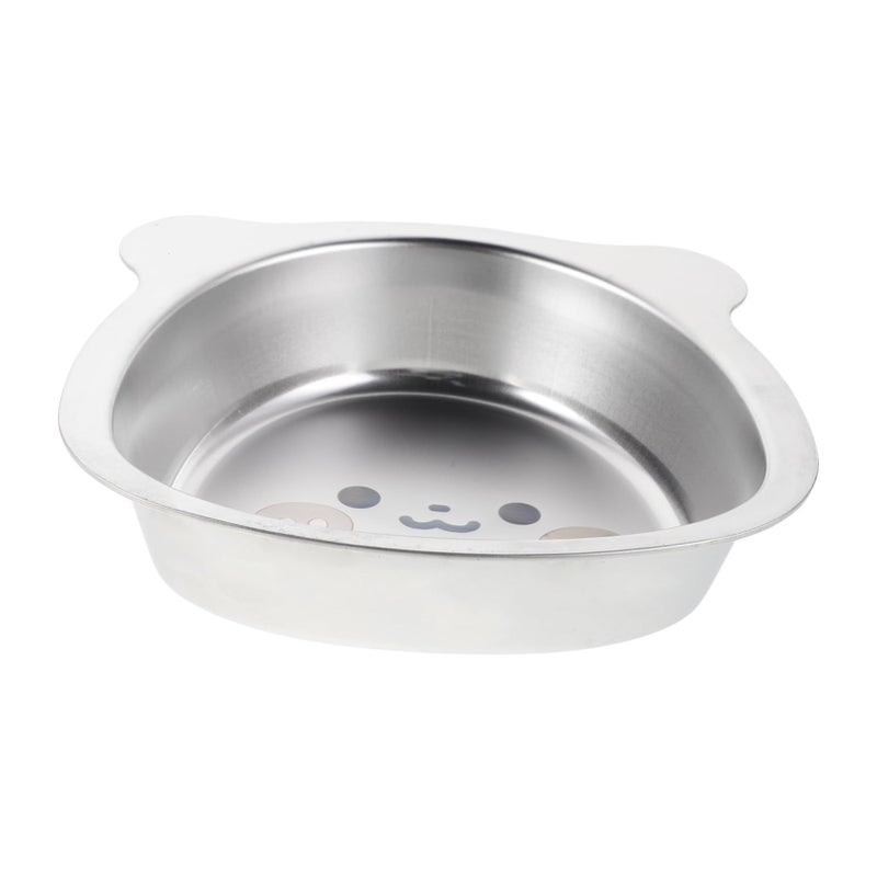 Cartoon Stainless Steel Snack Bowl for Kids Stackable for Cereal Noodles - Image 2