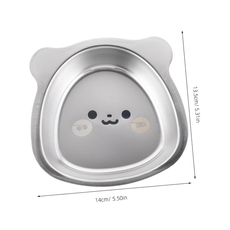 Cartoon Stainless Steel Snack Bowl for Kids Stackable for Cereal Noodles - Image 3