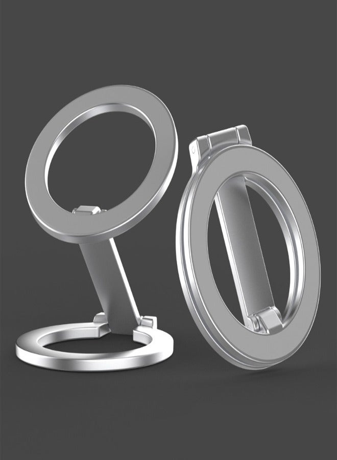 General Double Sided Magnetic Phone Mount for Desk Foldable 360 Degree Rotation Compatible with Mobile Phones  - Image 1