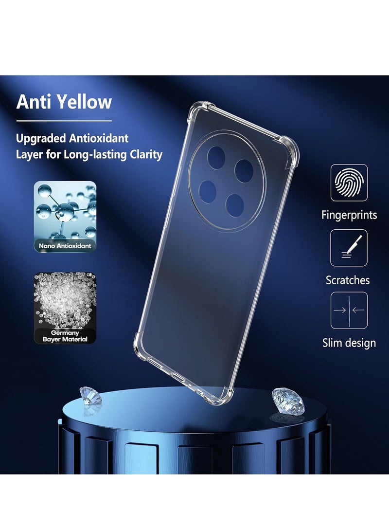 Transparent Case for Honor X9c 5G, Crystal Clear Soft TPU Shockproof Protective Case Ultra-thin [Airbag Protection] Anti-Scratch Anti-Oil Bumper Cover  - Image 5