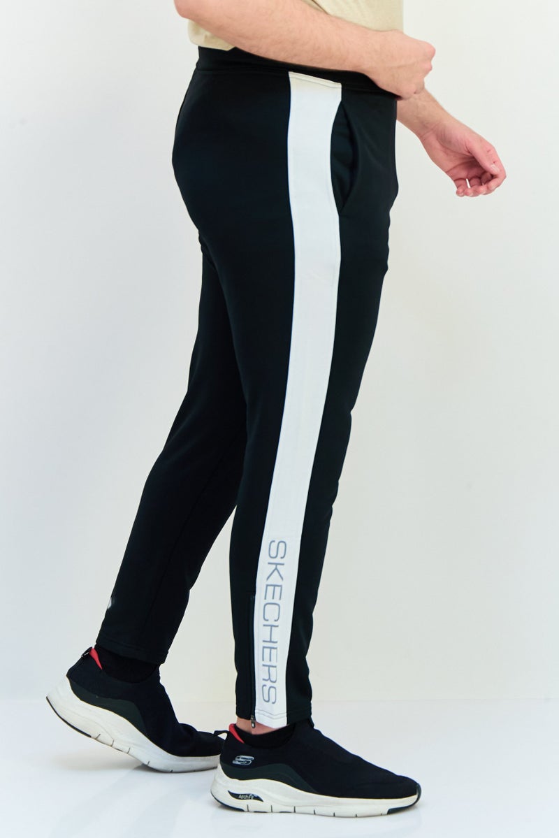 SKECHERS Men Sportswear Fit Training Sweatpants, Black  - Image 3