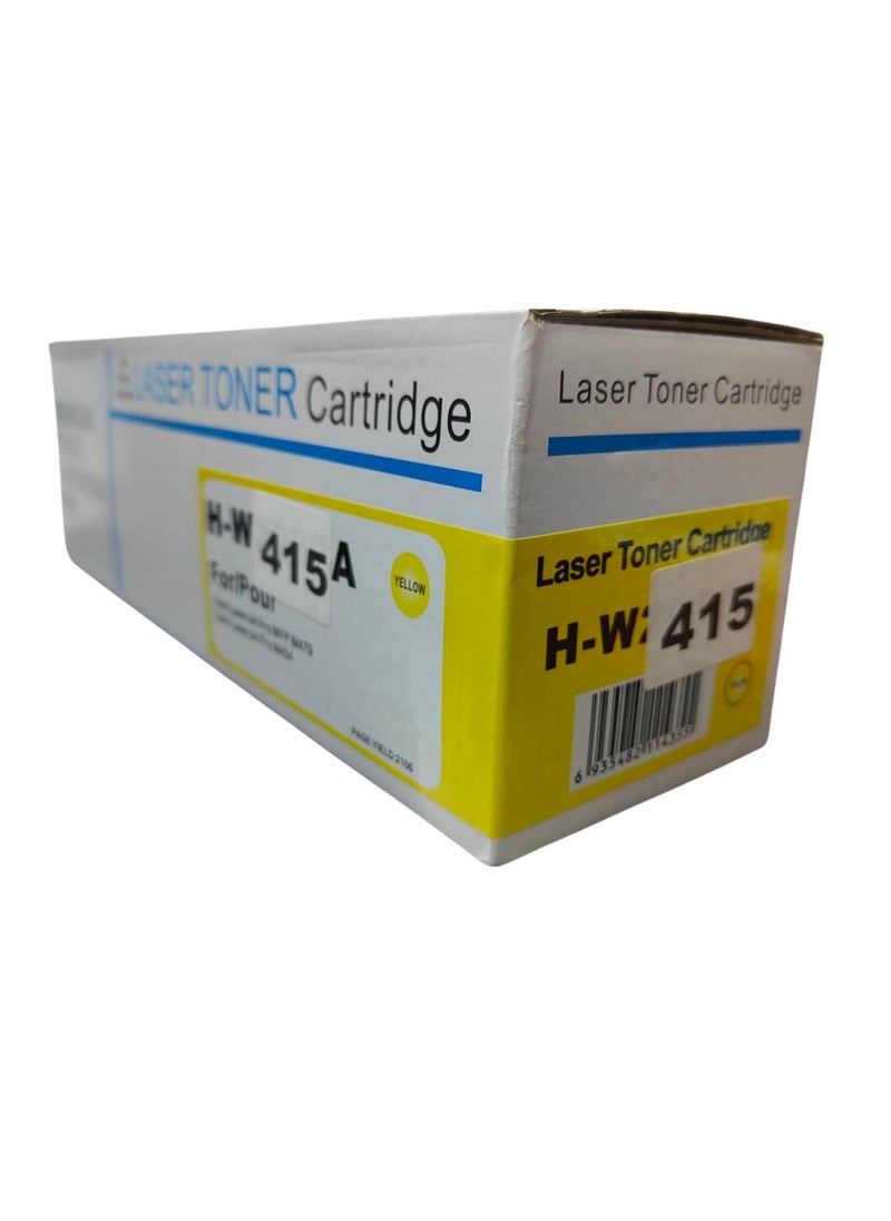 Toner Cartridge Toner Cartridge 415A 415X W2030A W2030X Color LaserJet Pro MFP M479fdw M454dw M479fdn M479dw M479fnw M479 M454dn M454 (Yellow)  - Image 2