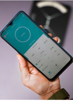 GEEPAS Smart Body Fat Scale With Tempered Glass Platform and Anti Slip Feet | Connects with Android and IOS | Includes Weight, Visceral Fate, Body Fat Rate, BMR, BMI, Body Water, Protein, Body Age, Etc  - Image 4