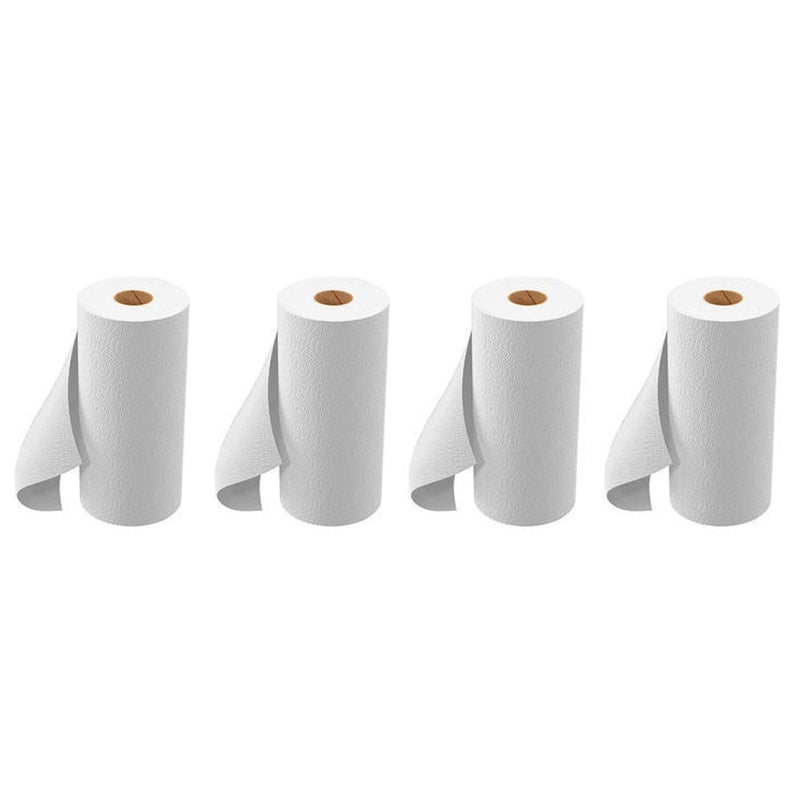 TDS PLUS WRAP KITCHEN TISSUE TOWEL ROLL OIL ABSORBING SHEET ROLL PACK 4 - Image 1