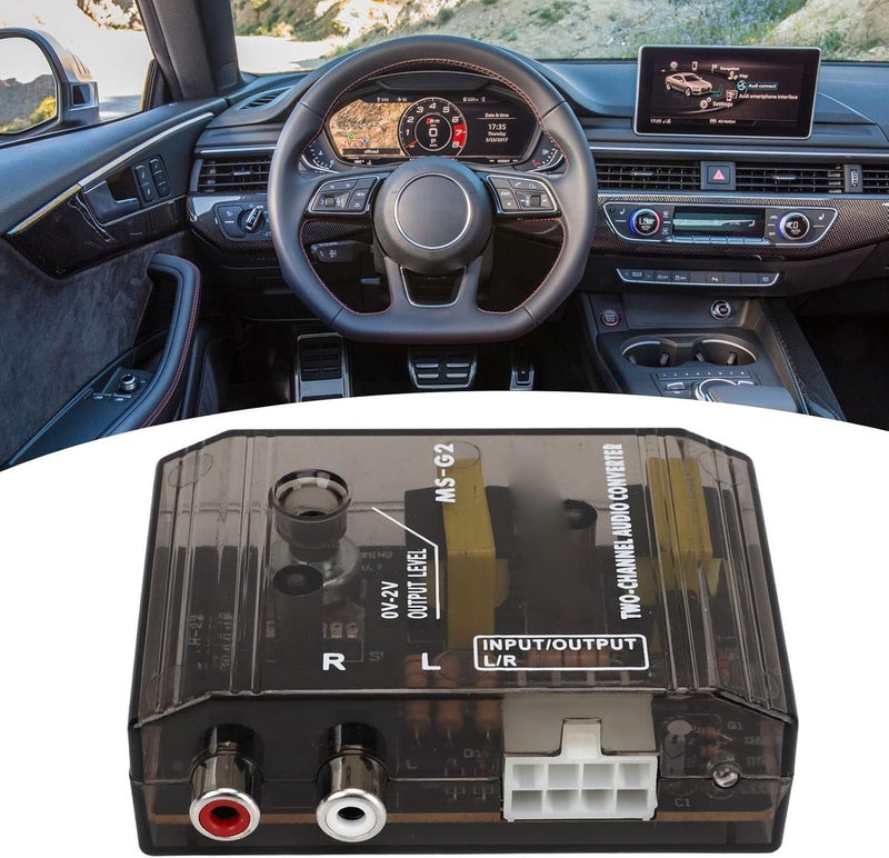 klarako Car Audio Converter High Frequency to Low Frequency 2 Channel Shock Proof Interference Resistant Universal - Image 2