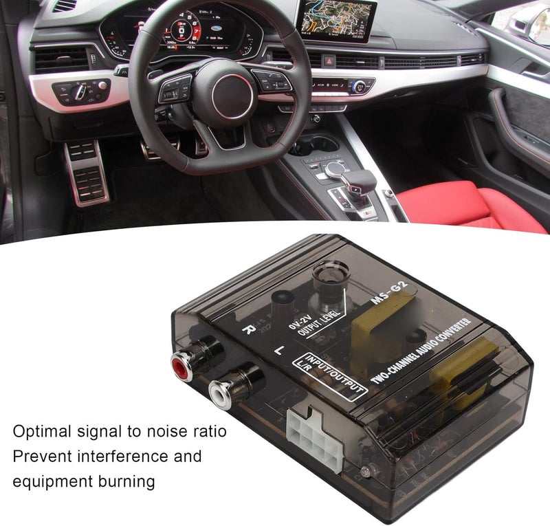 klarako Car Audio Converter High Frequency to Low Frequency 2 Channel Shock Proof Interference Resistant Universal - Image 3