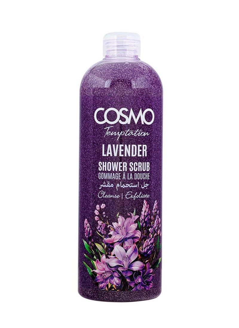COSMO Temptation Lavender Shower Scrub 1000ml 