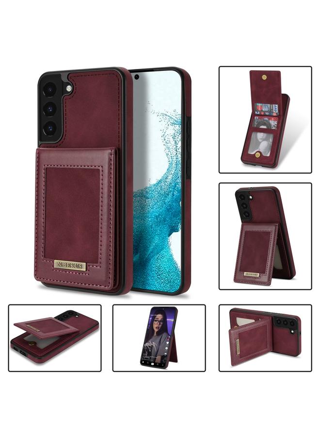 Case For Samsung Galaxy S21+ 5G N.Bekus Vertical Flip Card Slot RFID Phone Case