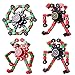 Gokeey Christmas Fidget Toys Transformable Fidget Spinners for Kids and Adults Stress Relief Sensory Toys for Boys and Girls Fingertip Gyros for ADHD Autism for Kids Birthday Gifts - Image 2