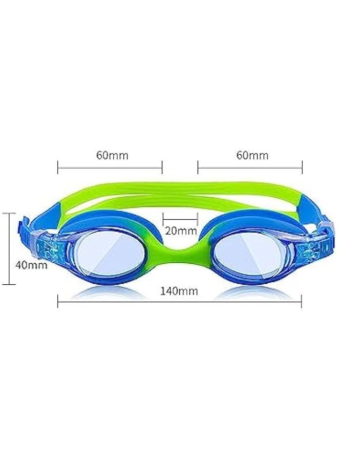 TRASSLE 2Pcs Kids Swimming Goggles are perfect for kids exploring the underwater world,Made of super soft silicone material, with frame one-piece design,suitable for children 6-14 years old - Image 3