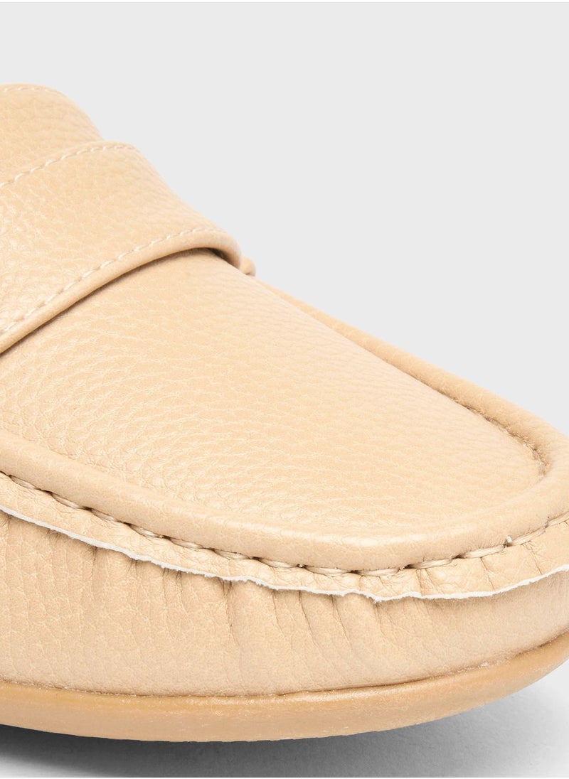 shoexpress - Square Toe Moccasins - Image 1